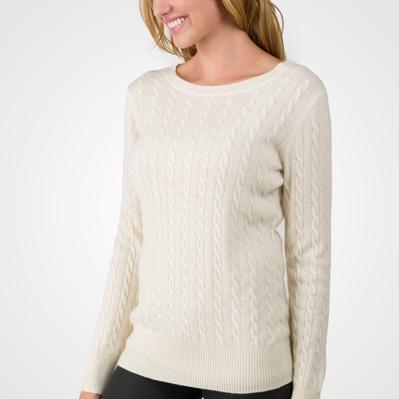 J. Crew Sweaters - J. Crew  Cream Cable Knit Sweater